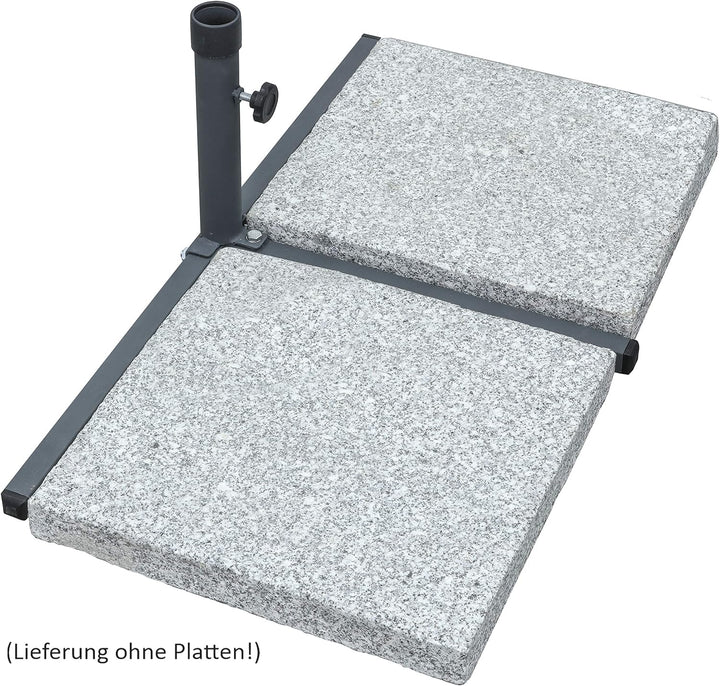 Schneider Balkon-Plattenständer für Wegeplatten, 864-00, anthrazit, Stahl, 2 kg