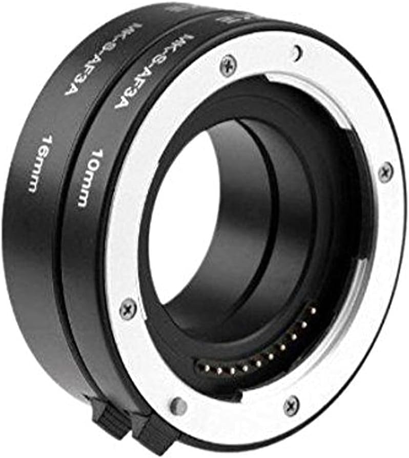 Automatik-Makro-Zwischenringe Extension Tube für Sony E-Mount Kameras, Meike MK-S-AF3A Metall, Metal