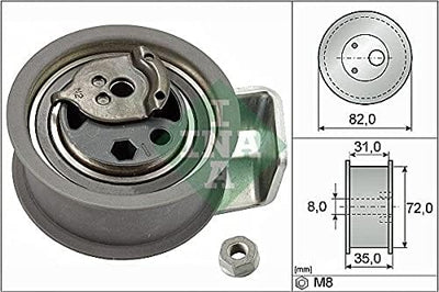 INA 530 0091 10 Zahnriemensatz, 8.9x5.6x5