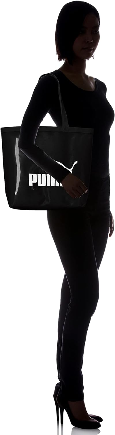 PUMA Damen Core Transparent Shopper Schwarz, Einheitsgrösse