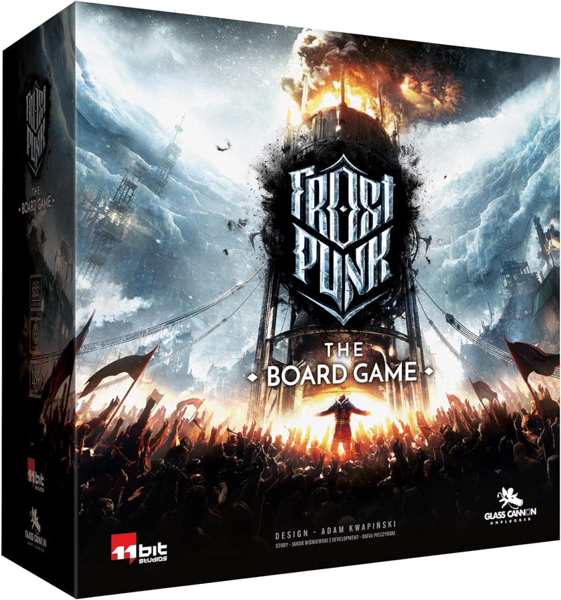 Glass Cannon Unplugged | Frostpunk: Das Brettspiel Alter 16+ 1-4 Spieler 120-150 Minuten Spieldauer,