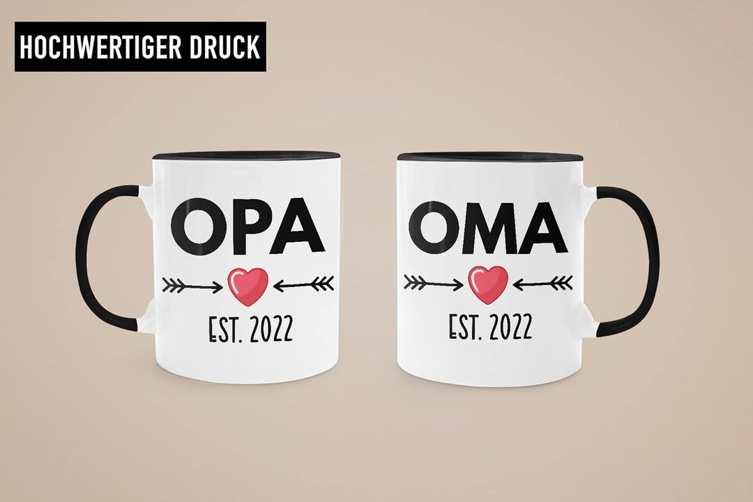 Trendation - Ihr werdet Oma und Opa 2022 Geschenk Schwangerschaft Verkünden Überraschung Baby Du Wir