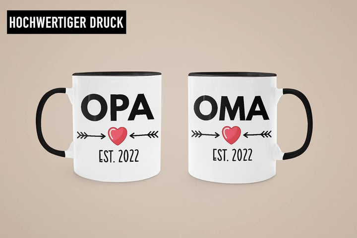 Trendation - Ihr werdet Oma und Opa 2022 Geschenk Schwangerschaft Verkünden Überraschung Baby Du Wir