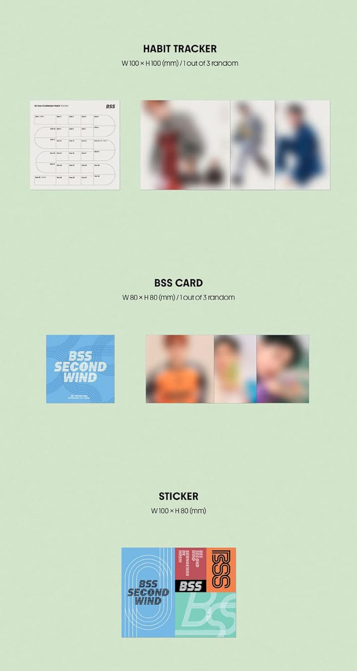 BSS BooSeokSoon (SEVENTEEN) - 1st Single Album SECOND WIND CD + Extra Photocards