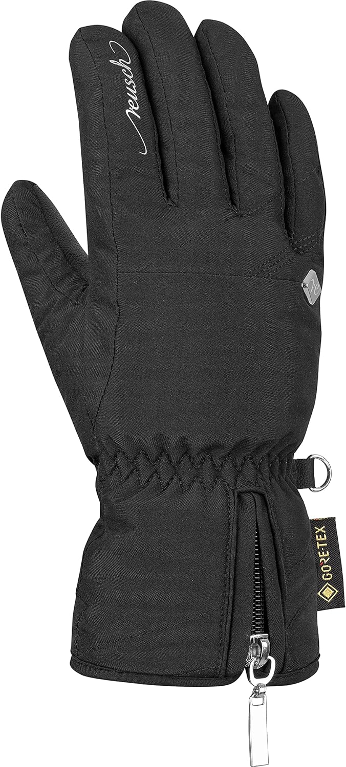 Reusch Damen Selina GTX Handschuhe 6.5 black / silver, 6.5 black / silver