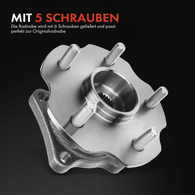 Frankberg 1x Radnabe Radlagersatz Hinterachse Links oder Rechts Kompatibel mit RX L1 L2 SUV 2008-202