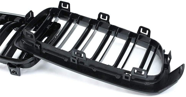 Gangying F30 F31 Nieren Schwarz Kühlergrill Streifen F30 Kühlergrill für BMW 3er f30 Nieren Schwarz