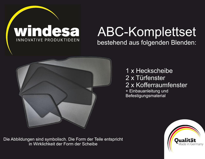 Sonniboy kompatibel mit Audi A3 Sportback 2004-2012