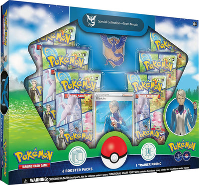 Pokémon TCG: GO Special Collection – Team Mystic (1 Folien-Promokarte, 1 Deluxe-Pin und 6 Booster-Pa