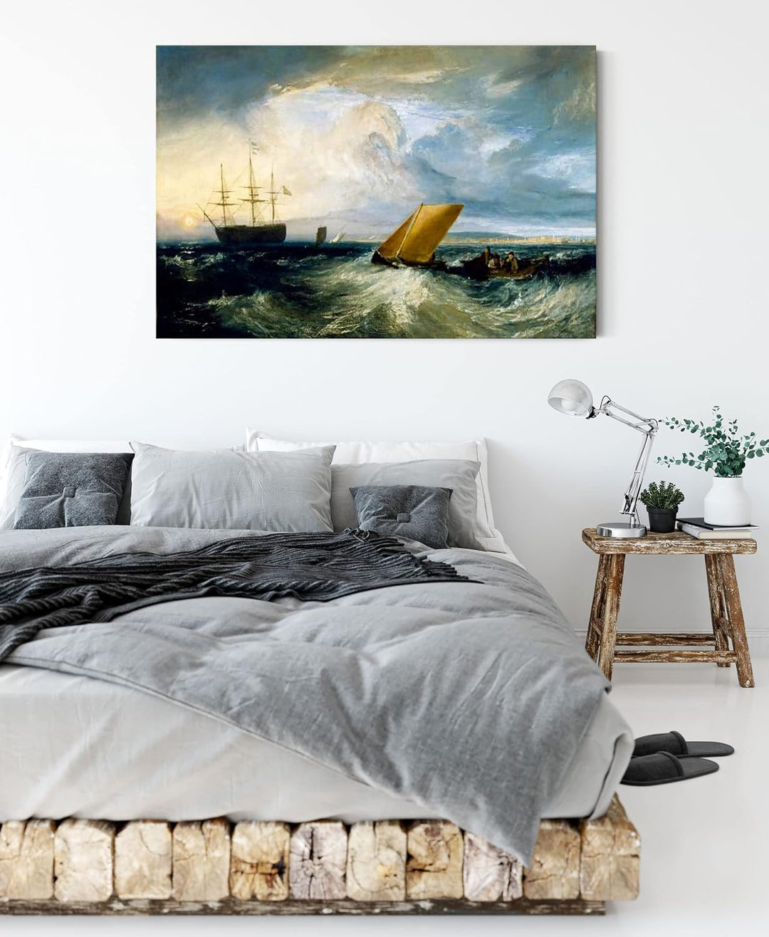 William Turner - Sheerness as seen from the Nore als Leinwandbild / Grösse: 120x80 cm / Wandbild / K