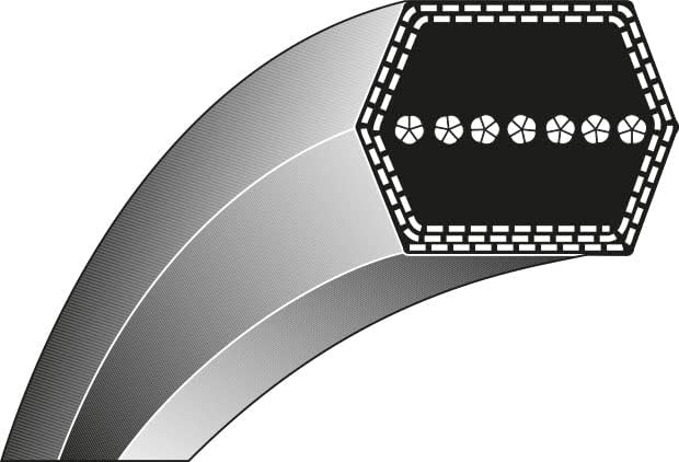 Keilriemen passend für ECHO TBS-DECK-MÄHWERK (3 MESSER) 42