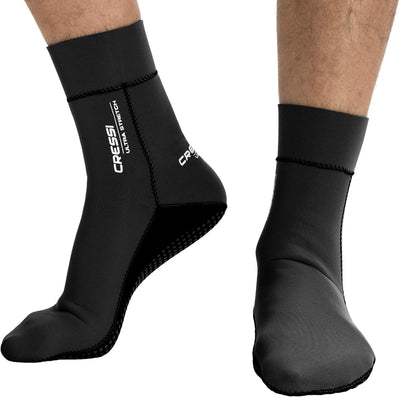 CRESSI Ultra Stretch Neoprene Socks 1.5mm - Unisex Erwachsene Doppelt Gefütterte Neopren Tauchschuhe