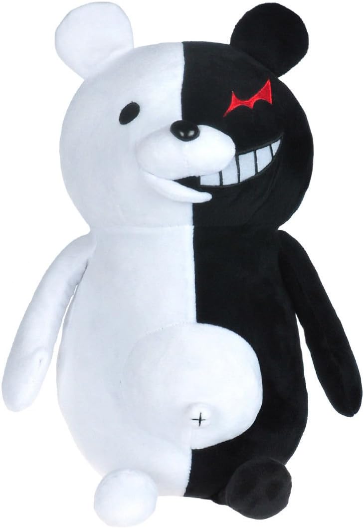 CoolChange Monokuma Bär Kuscheltier | Plüschtier für Danganronpa Fans | 41 cm