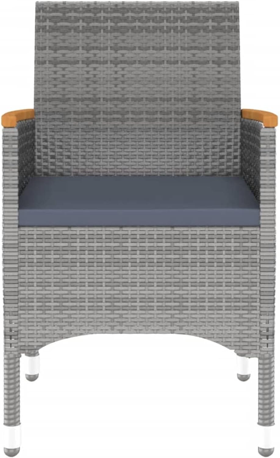 Tidyard 3-TLG. Balkonmöbel, Garten Essgruppe, Bistro Set, Tisch und 2 Stühle, Balkonset für Balkon G