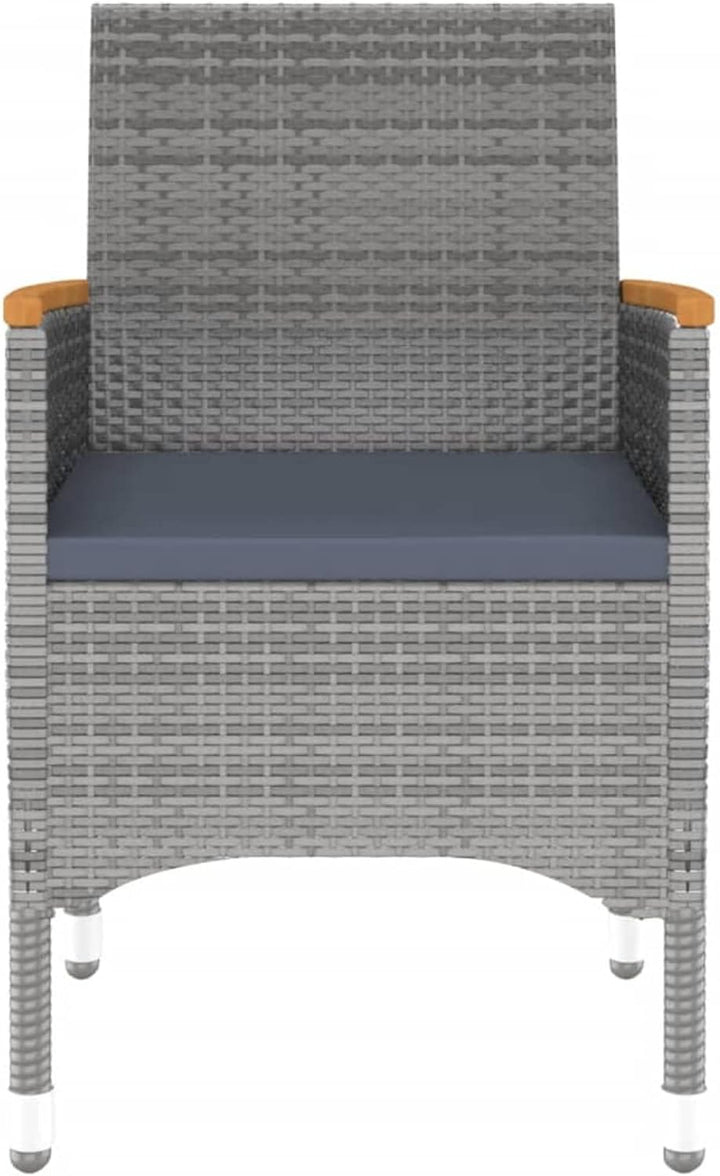 Tidyard 3-TLG. Balkonmöbel, Garten Essgruppe, Bistro Set, Tisch und 2 Stühle, Balkonset für Balkon G