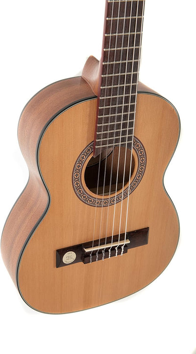 GEWA Klassikgitarre Pro Arte Maestro Linkshänder CM-25 1/4 Grösse, für Alter: ca. 4-7 Jahre