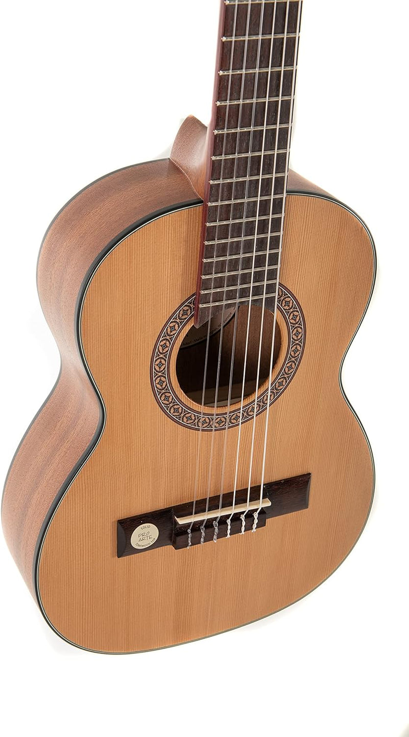GEWA Klassikgitarre Pro Arte Maestro Linkshänder CM-25 1/4 Grösse, für Alter: ca. 4-7 Jahre