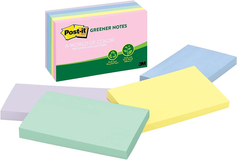 mmm655rpa – Post-it Sunwashed Pier Recycling Notes