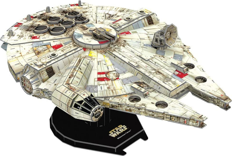 Revell Star Wars Kartonmodellbausatz I Detailgetreuer Modelbausatz des Millennium Falcon I für Jung