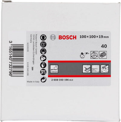 Bosch Professional 2608000596 Lamellenschleifwalze mit Vlies P40, 19, 40, 100 mm 19 mm, 40 mm, 100 m