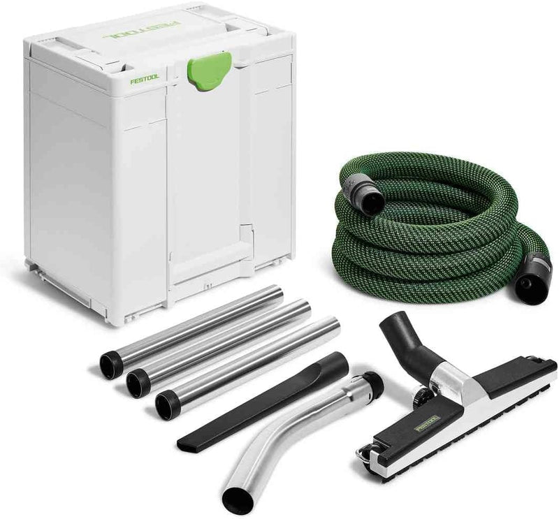 Festool Boden-Reinigungsset RS-BD D 36-Plus (mit Edelstahl Handrohr gebogen, Bodendüse, Verlängerung