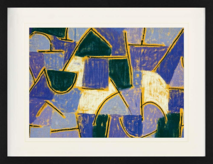 1art1 Paul Klee Poster Blaue Nacht, 1937 Gerahmtes Bild Mit Edlem Passepartout | Wand-Bilder | Im Bi