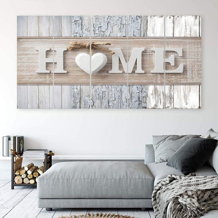 Feeby Wanddekoration Herz Wohnung Deko Paneel 200x100 cm Grau_s, Deko Paneel 200x100 cm Grau_s