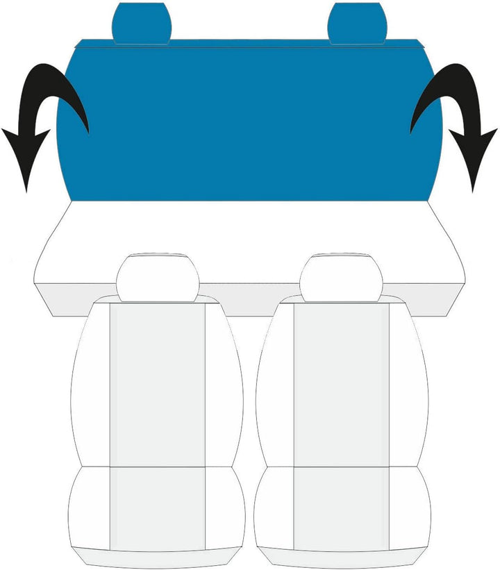 Lupex Shop 500_Hybrid - Autositzbezüge kompatibel 500 Hybrid 2021 | Set Sitzbezüge vorne und hinten