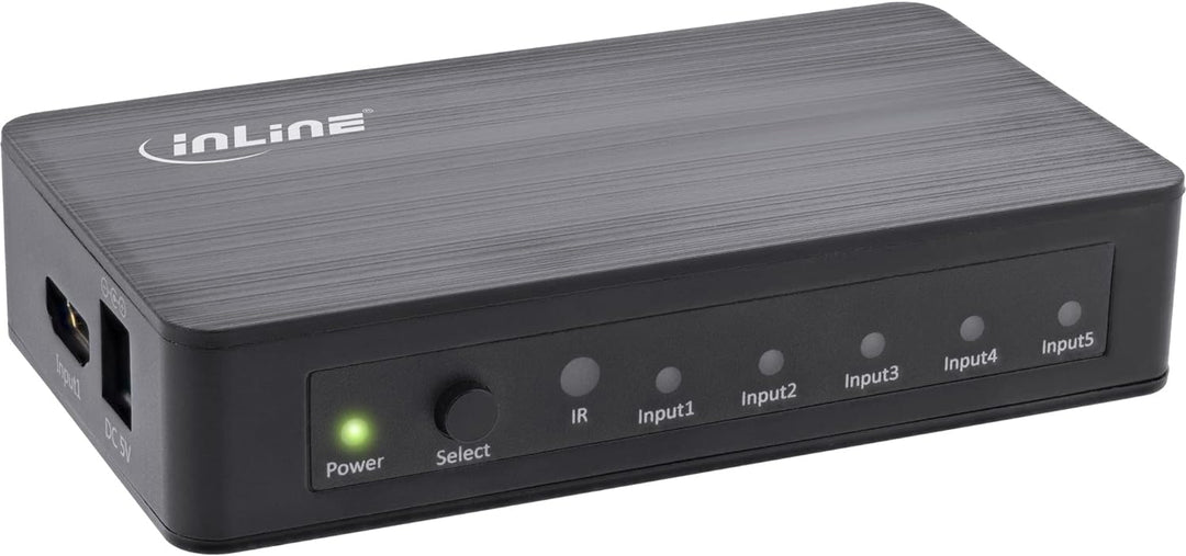 InLine® HDMI Switch, 5-Fach, 4K2K@60Hz, HDCP 2.2