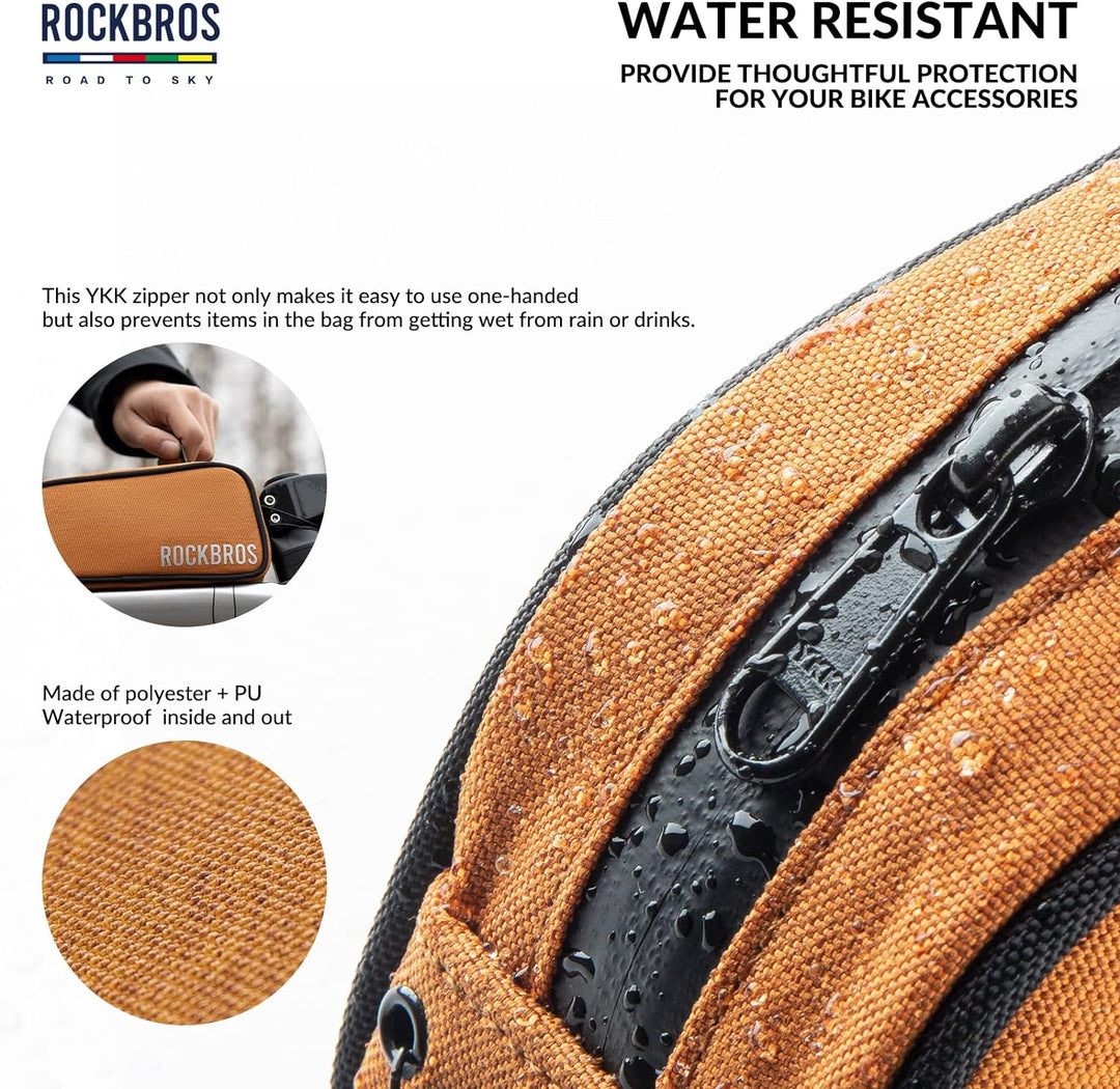 ROCKBROS Road-to-Sky Fahrrad Rahmentasche Wasserabweisend Oberrohrtasche 0,7L Reflektierend Fahrradt