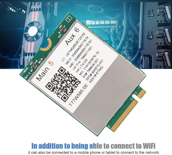 T77W595 4G Modul, 150 Mbit/s 4G LTE Modul Für HP EliteBook G3 / G4 (745 755 820 840 850), ProBook G2