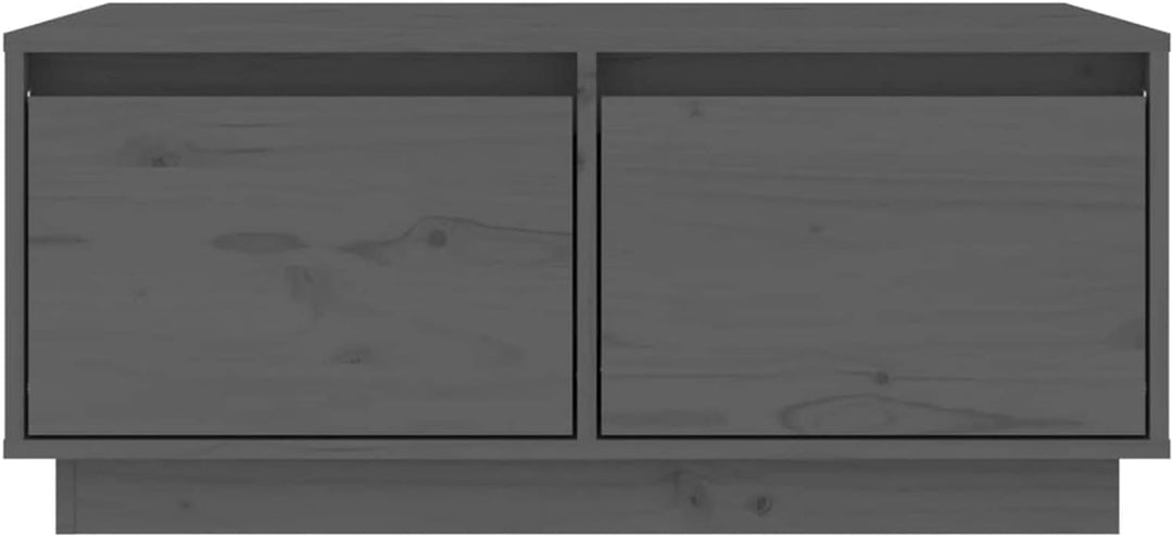 Tidyard Couchtisch, Wohnzimmertisch mit 2 Schubladen, Beistelltisch, Kaffeetisch, Holztisch, Massivh