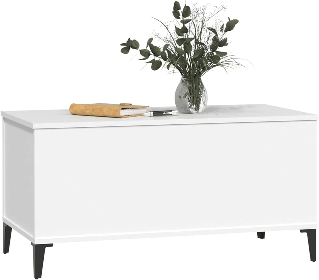 Tidyard Couchtisch Kaffeetisch mit Höhenverstellbar Wohnzimmertisch mit Ablagefach Sofatisch Beistel