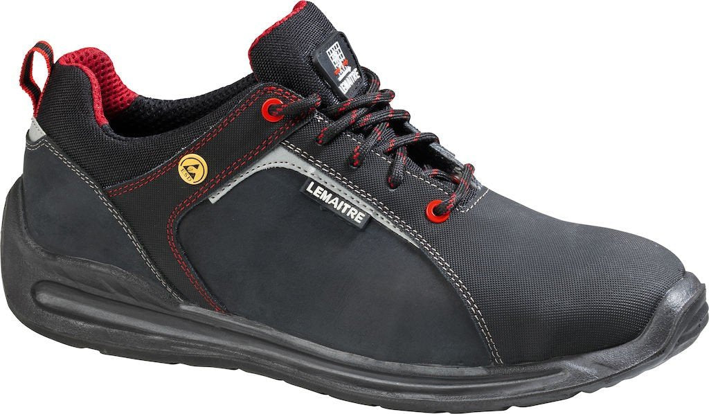 Lemaitre SULOS30NR42 SUPER X LOW S3 ESD Sicherheitsschuhe, Schwarz, Grösse 42 42 EU, 42 EU