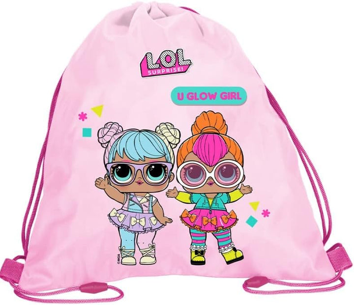 LOL Surprise L.O.L 7 Teile Set SCHULRANZEN Ranzen SCHULRUCKSACK Tasche RUCKSACK mit Sticker-von-Kids