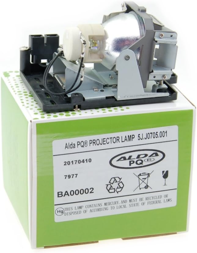 Alda PQ Premium, Beamer Lampe kompatibel mit BENQ HP3325, MP670, W600, W600+, 5J.J0705.001 Projektor