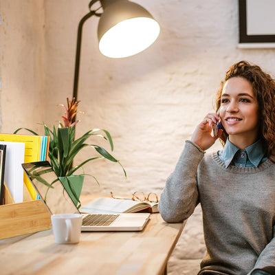 Relaxdays Stehsammler Bambus, 3 Fächer, DIN A4, Büro & Schreibtisch, Zeitschriftensammler, HBT: 30 x