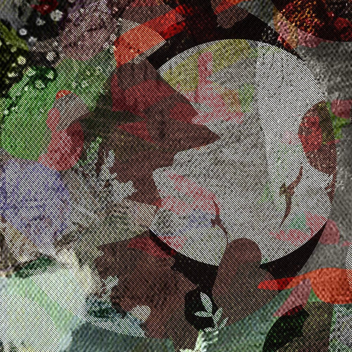 Wandbild XXL Abstraktes Design Deko Kunst Bilder Stilvoll mehrfarbig 150x50 cm Deco panel 150x50 cm