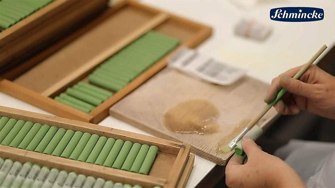 Schmincke – Pastell, 15 Farben, Mehrzweck, Grundsortiment 77 215 097, Kartonset mit 15 Pastellstifte