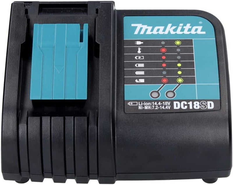 Makita Ladegerät DC 18 SD 7.2V-18V für Li-Ion Akkus