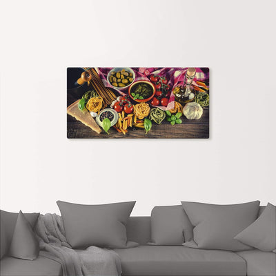 ARTland Leinwandbilder Wandbild Bild auf Leinwand 60x30 cm Ernährung & Genuss Lebensmittel Gemüse Fo