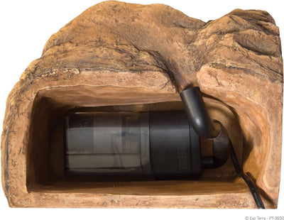 Exo Terra Turtle Cliff, Aqua-Terrarien Filter und Felsen in einem, idealer Wärme- oder Landbereich f