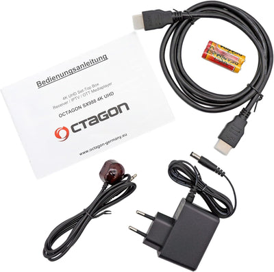 Octagon SX988 4K UHD H.265 HEVC Internet Smart TV Set-Top Box - Multi-Boot Receiver und Sat to IP TV