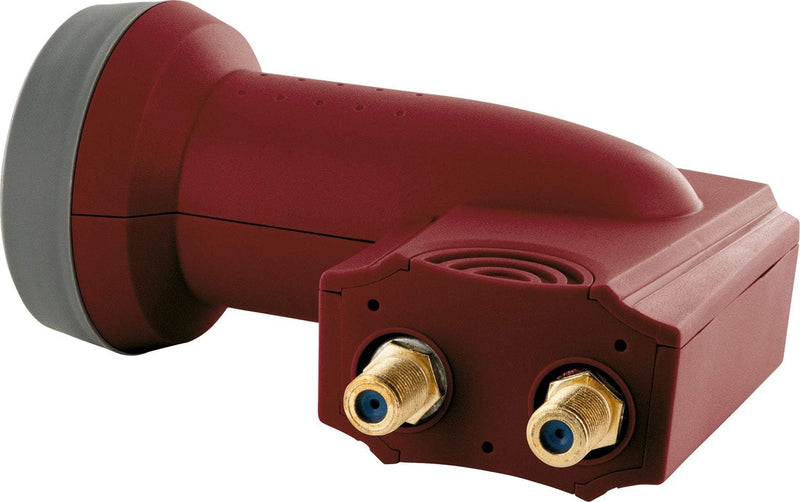 Schwaiger extrem hitzebeständig Sun Protect Twin-LNB Ziegelrot