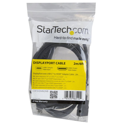 StarTech.com USB C auf HDMI Kabel - 1m - 4K -Thunderbolt 3 kompatibel - USB Typ C zu HDMI Adapter Ka