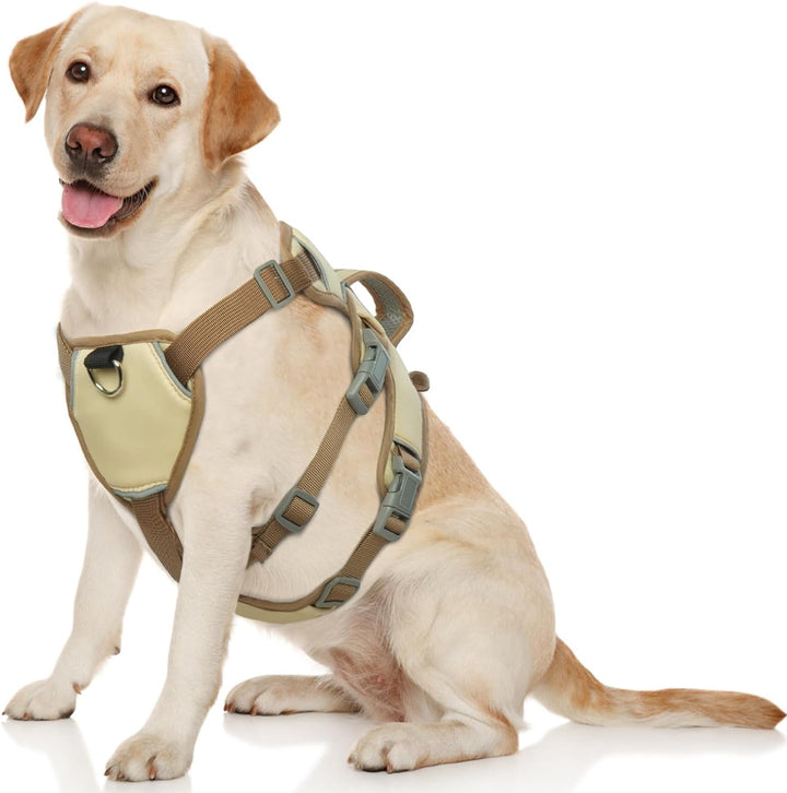 Hjumarayan Hundegeschirr - Reflektierende Geschirr Hund Wasserdicht Sicherheitsgeschirr Hund mit Hen