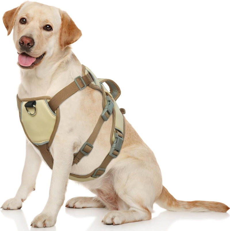 Hjumarayan Hundegeschirr - Reflektierende Geschirr Hund Wasserdicht Sicherheitsgeschirr Hund mit Hen