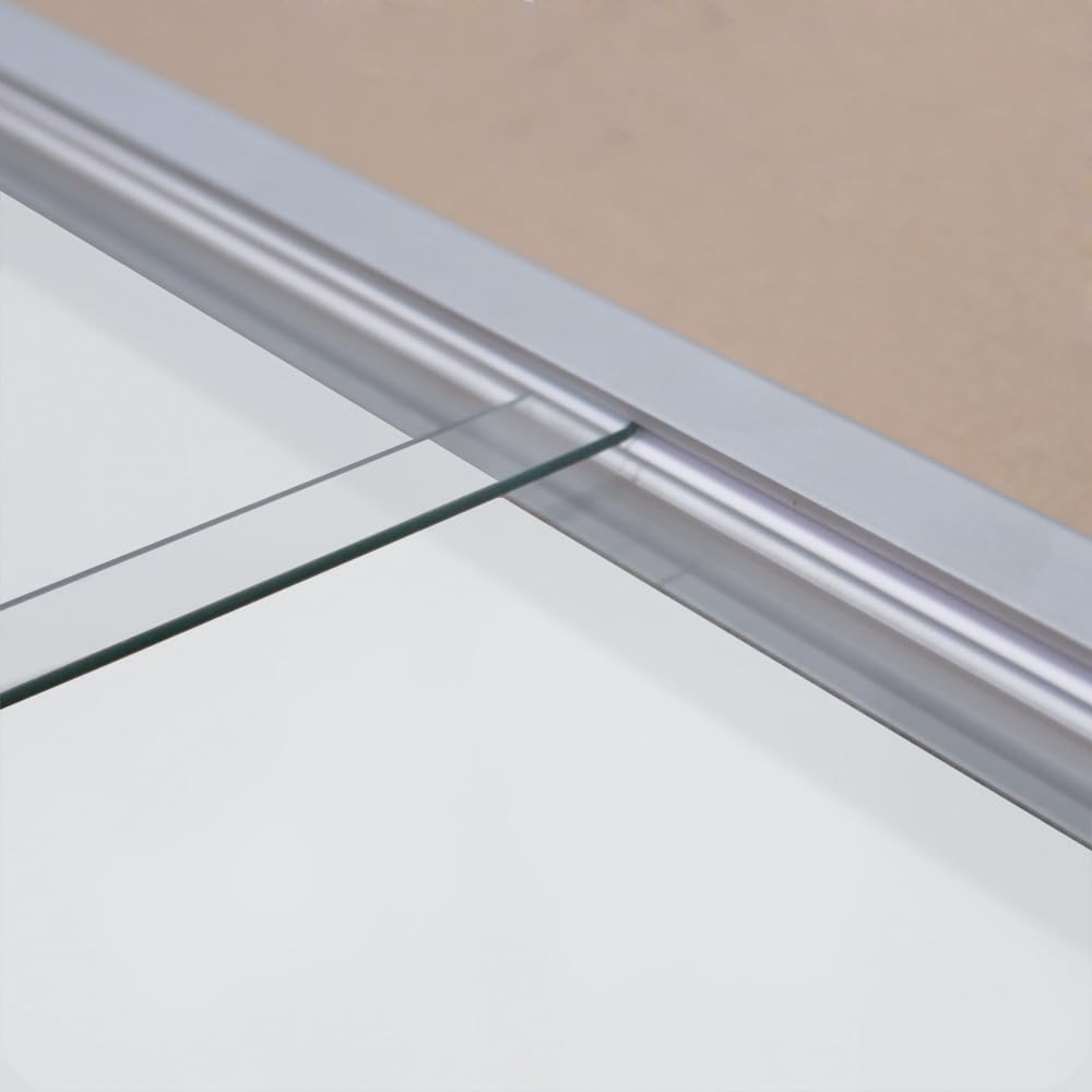 FRANKEN Schaukasten PRO für den Innenbereich, Schiebetür, 9x A4, 73 x 99 x 4,6 cm, magnetisch, mit A
