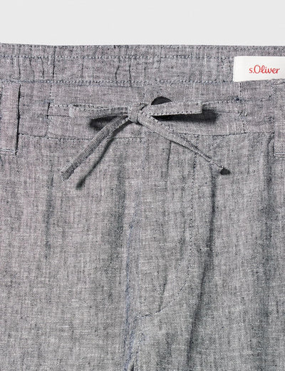 s.Oliver Herren Hose, Tapered Leg 48W / 32L Blau 5955, 48W / 32L Blau 5955