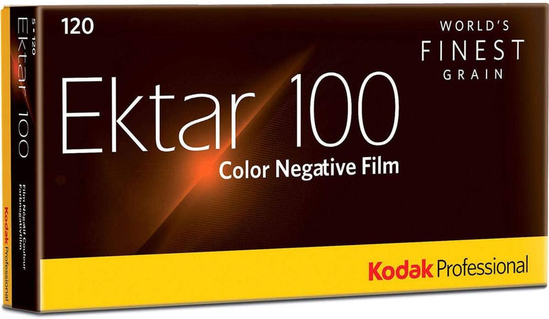 Kodak 8314098 Professional Ektar 100-120 Farbnegativ-Filme 5er Pack, Film